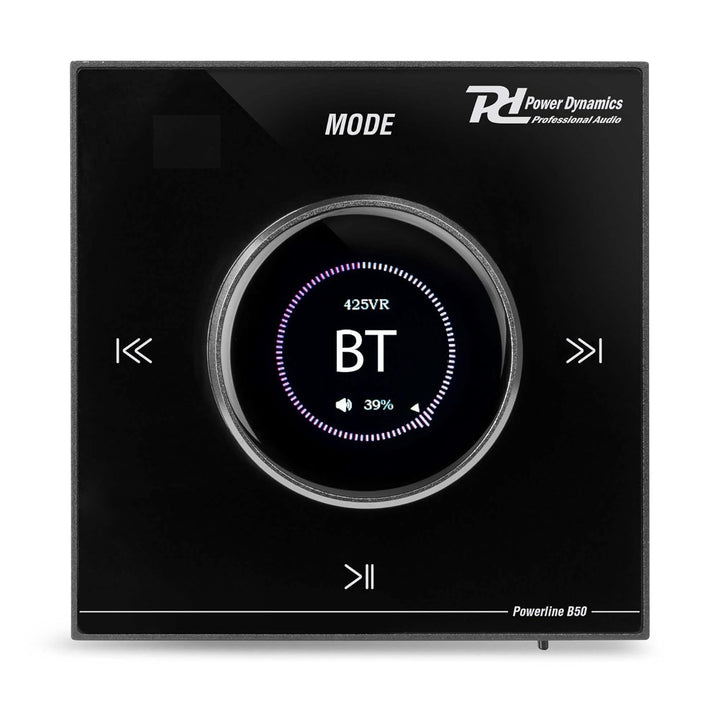 Powerline B50B Wand Stereo Verstärker - Audio Verstärker Bluetooth Unterputz-Einbau System mit 50 Wa