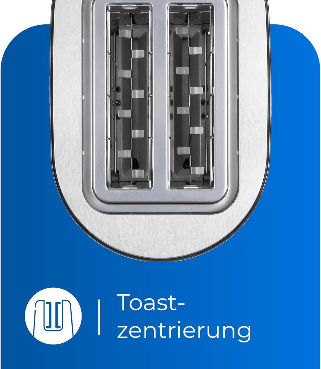 Exquisit Toaster TA 6103 sw | 7 Leistungsstufen | 850 Watt | abnehmbarer Brötchenaufsatz | Toastzent