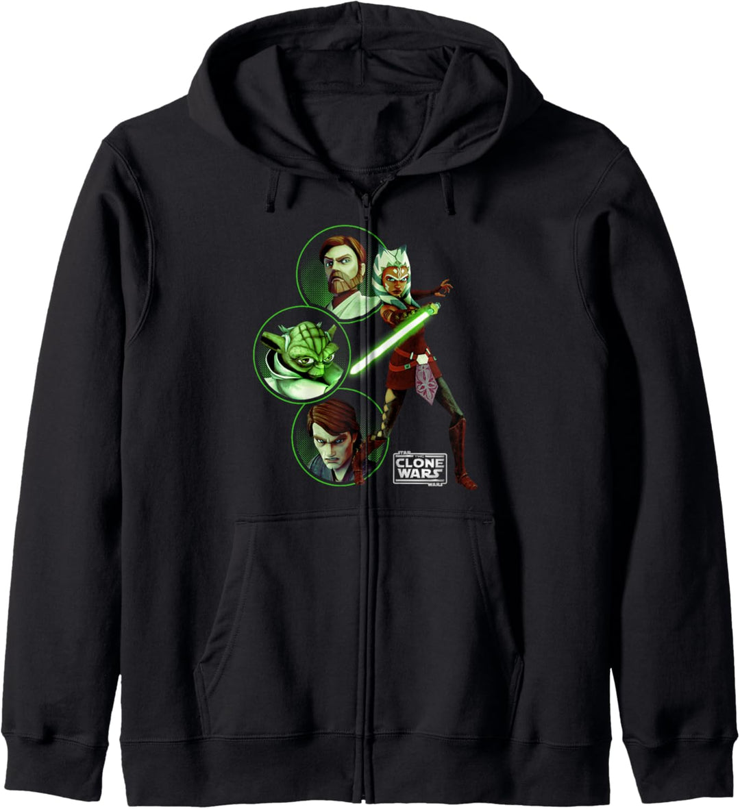 Star Wars: Clone Wars Light Side Group Shot Kapuzenjacke