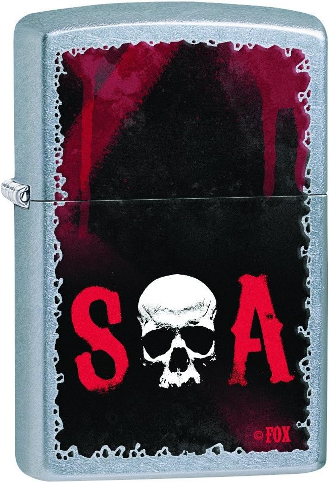 Zippo Feuerzeug SOA Skull, SOA Skull