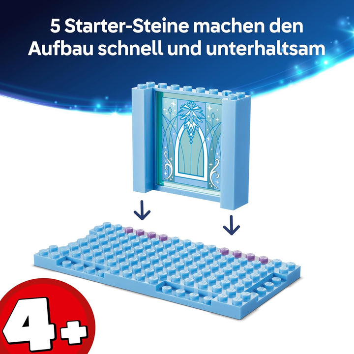 LEGO ǀ Disney Frozen Elsas Schlittenfahrt um den Eispalast - Spielzeug inkl. Anna- und ELSA-Minipupp