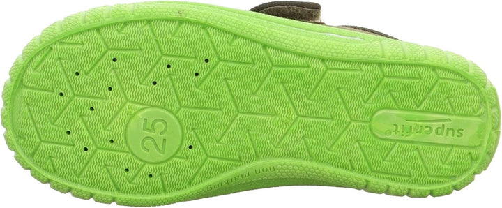 Superfit Jungen Bill Hausschuhe 35 EU Weit Grün 7010, 35 EU Weit Grün 7010
