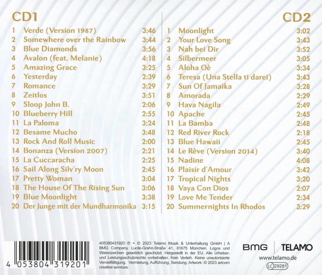 Best of: die Schönsten Gitarrenklänge, Audio-CD