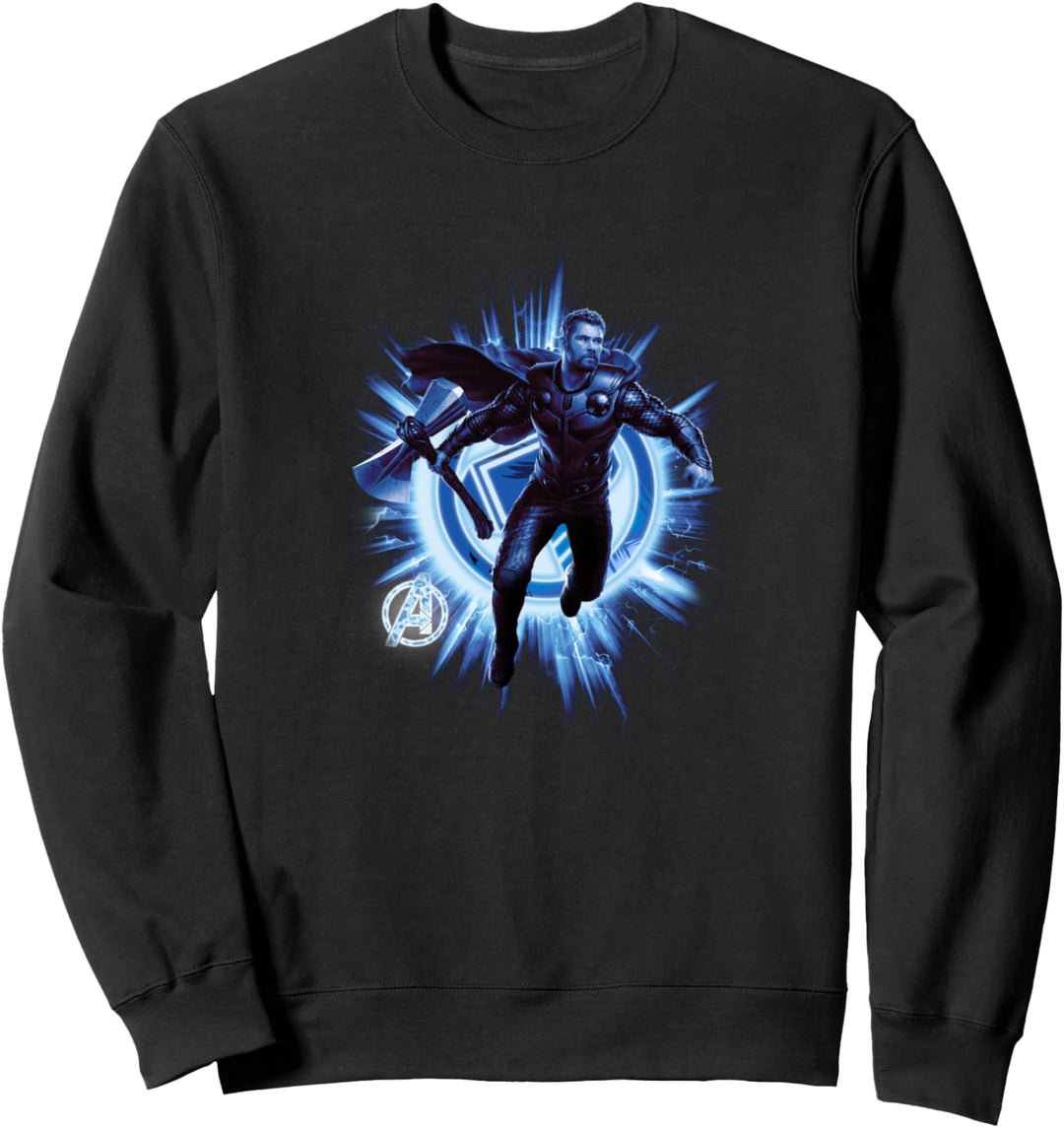Marvel Avengers Endgame Thor Blast Poster Sweatshirt