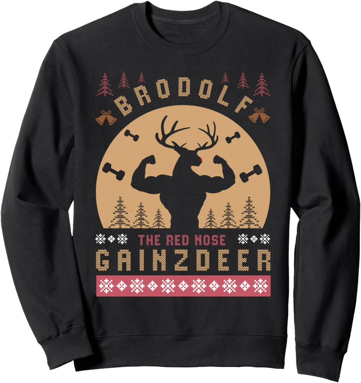 Brodolf der rote Nase Gainzdeer für Brodolf und Gainzdeer Sweatshirt