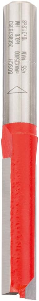 Bosch Professional Nutfräser (für Holz, Schaft 8mm, Ø10mm, Arbeitslänge 31,8mm, Gesamtlänge 69mm) D1