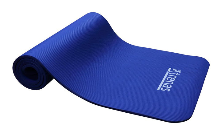 TRENAS Gymnastikmatte Profi - 180 cm 180 x 60 x 1 cm Blau, 180 x 60 x 1 cm Blau