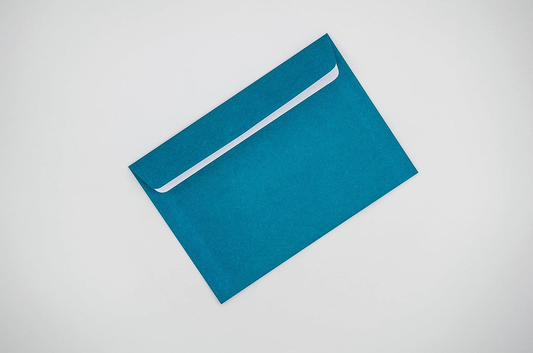 500x Briefumschlag Petrol DIN C6 Fensterlos 500 Blau-grün, 500 Blau-grün