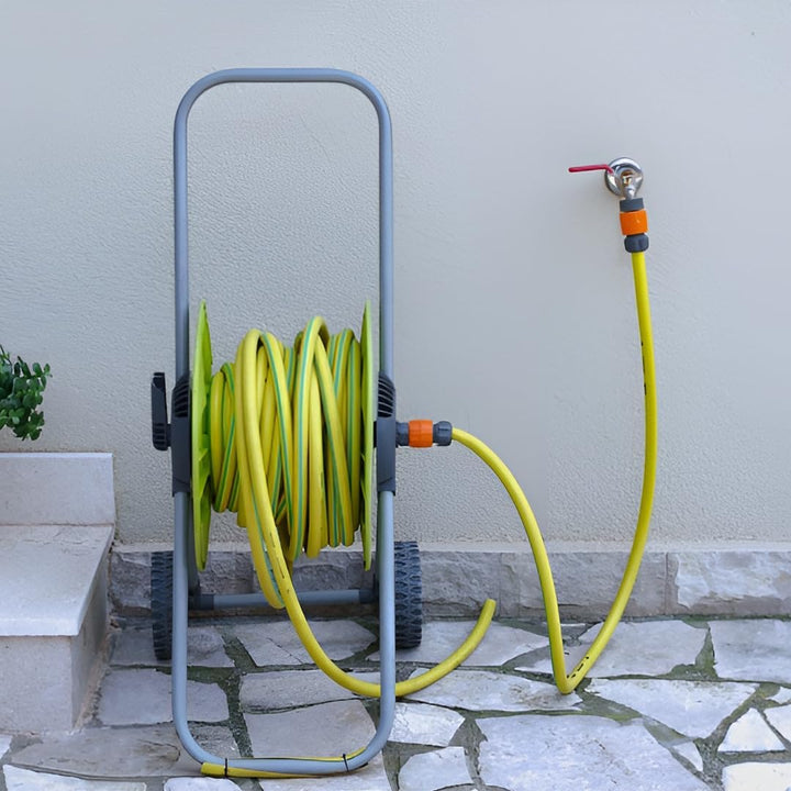 Gartenschlauch gelb 3/4" Helios Premium 10 Jahre Garantie 4 lagig Wasserschlauch Bewässerungsschlauc