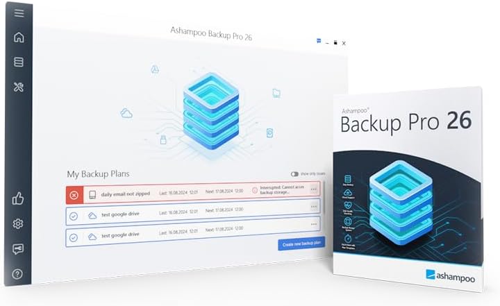 Backup Pro 25 - Datensicherung Programm, Rettung bei Malware-Befall, defekter Festplatte oder Window