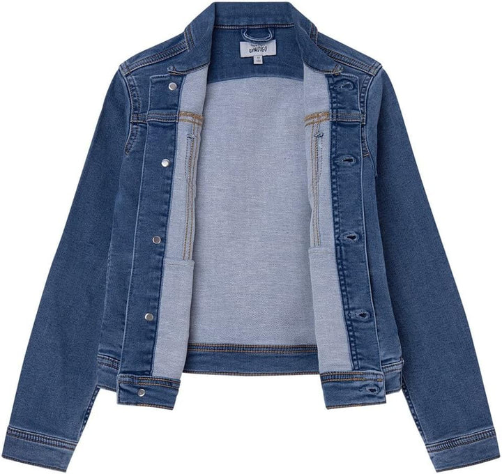 Pepe Jeans Mädchen New Berry Denim Jacket 8 Jahre Blue (Denim-JR7), 8 Jahre Blue (Denim-JR7)