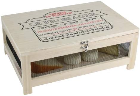 COOK CONCEPT Käsekeller mit Serviertablett, 27cm x 38,6cm x 14.7cm, Beige