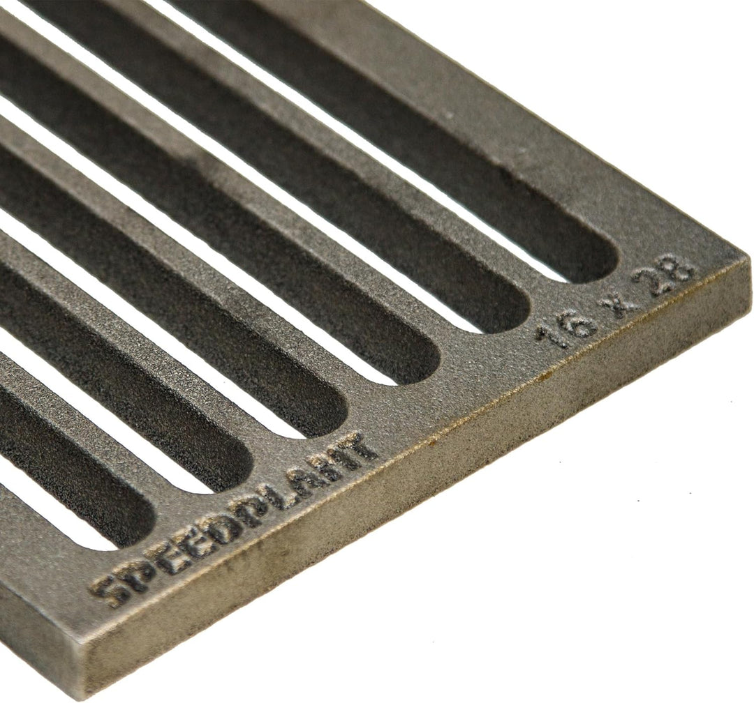 Hochwertiger Ascherost 16 x 28 cm Ofenrost Kaminrost Liegerost Tafelrost Feuerrost - Premiumqualität