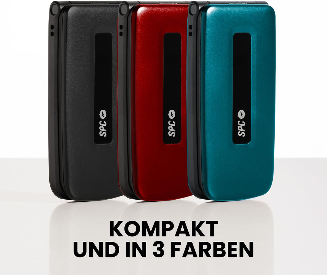 SPC Titan 2 – Klapphandy für Senioren, 4G, grosse Tasten, lauter Klingelton (105 dB), 2,4”-Display |