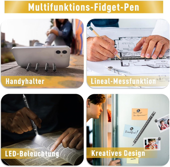 Hinshark Geschenke für Männer, Magnetic Fidget Pen, Papa Geschenk Weihnachten, Männergeschenke, Gesc