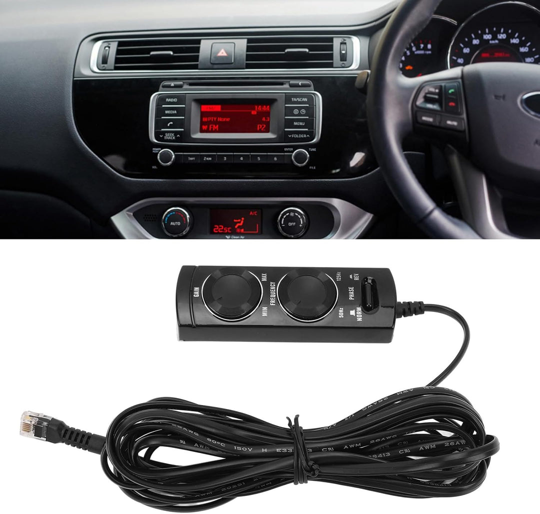 Ultradünne Subwoofer-Lautsprecherkabelsteuerung für TS WX110A, TS WX120A Autoradio mit Frequenzsteue