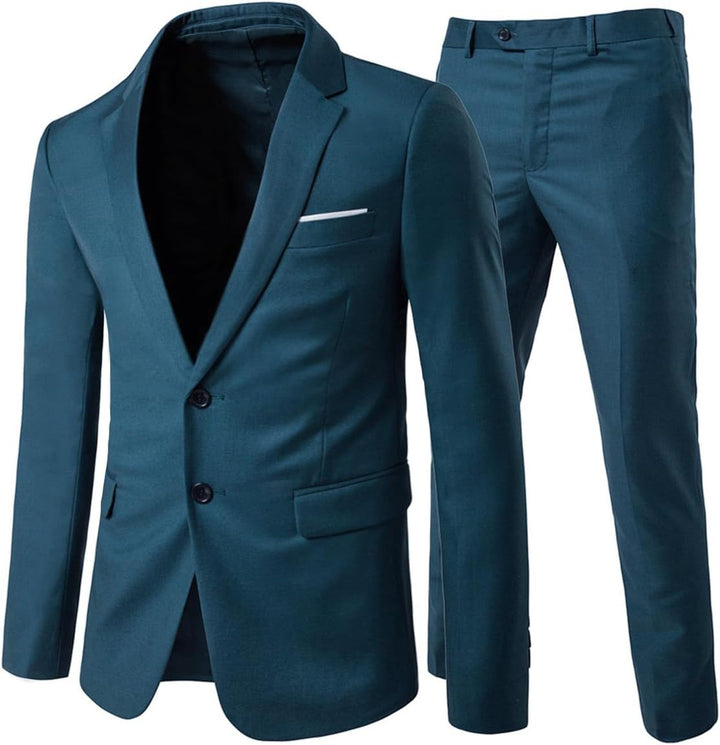 Allthemen Anzug Herren Anzug 2 Teilig Slim Fit Herrenanzug Hochzeit Anzüge Herren Modern Sakko für B