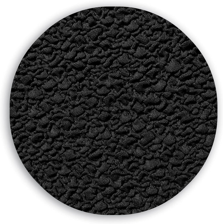 Milica Bezug für Ecksofa aus anpassbarem Stoff, normale Grösse (bis zu 450 cm), Farbe 10 Schwarz 10