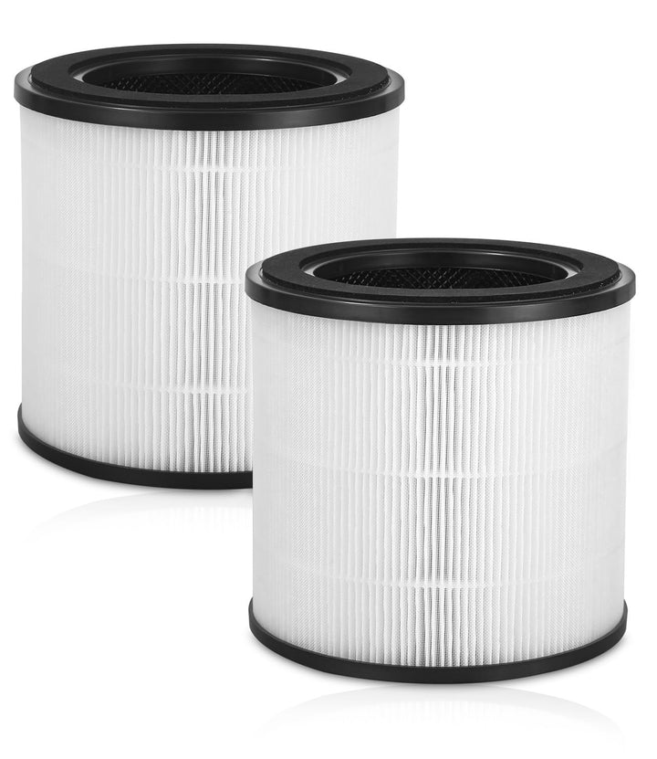 2 Stück HEPA-Ersatz Ersatzteil Aktivkohlefilter-Set Kompatibel mit Philips 800 Series Luftreiniger,