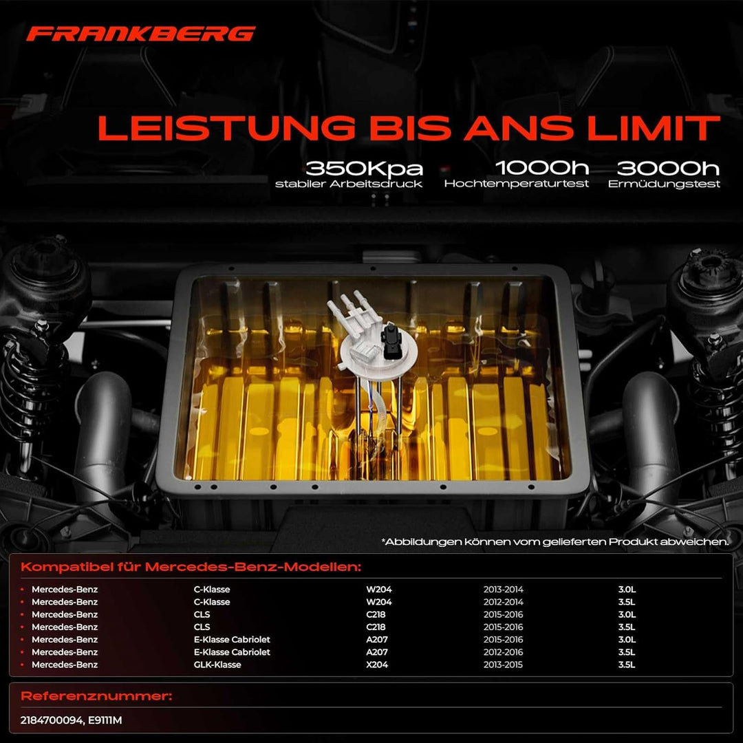 Kraftstoffpumpe Benzinpumpe für W204 C218 A207 X204 3.0L 3.5L 4.7L Benzin 2012-2016 E9111M