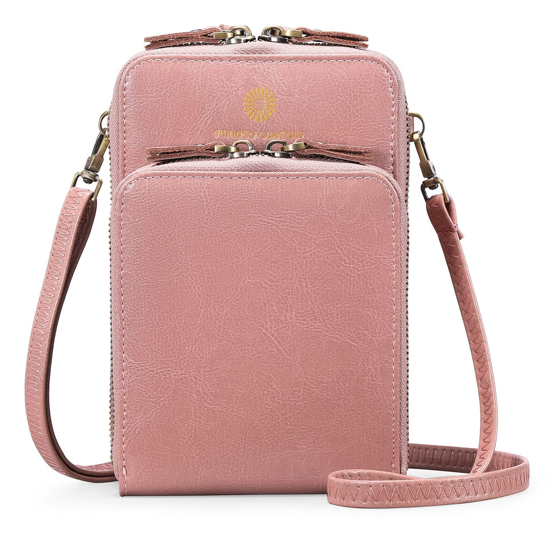 SENDEFN Handytasche zum Umhängen - Handy Umhängetasche Damen Handytasche Leder Handytasche mit Geldb