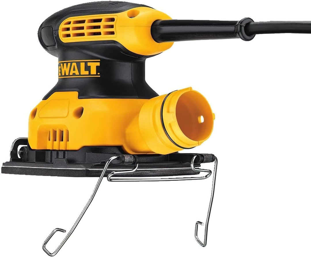 DeWalt Vibratiosnschleifer/ Schwingschleifer (230 Watt, Schwingkreis-ø 1.6 mm, Schleifplatte 108 x 1