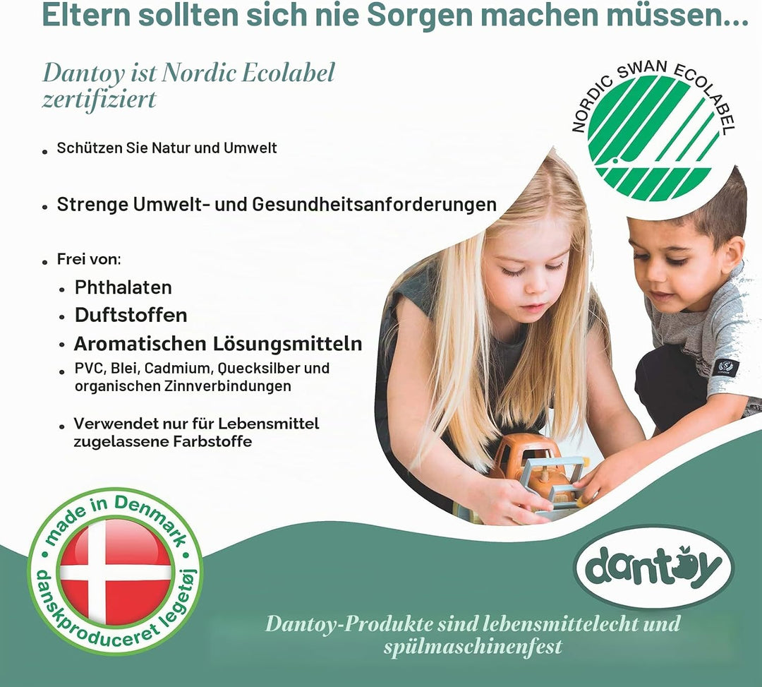 Dantoy - BIO Eis set - 15 Stück – Ab 2 Jahre - Küchenset - Rollenspiel - Spielzeug für draussen und