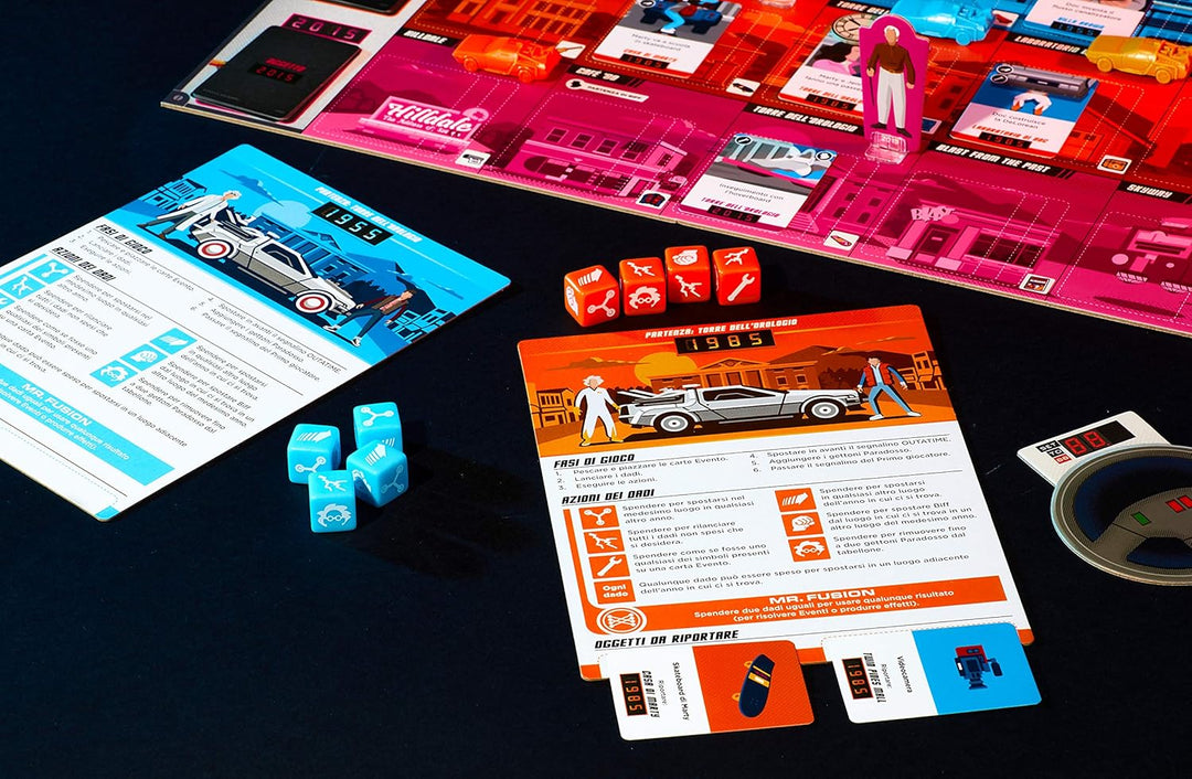 Ravensburger - Back to The Future Italienische Version - Strategisches Brettspiel, 2-4 Spieler, 10+
