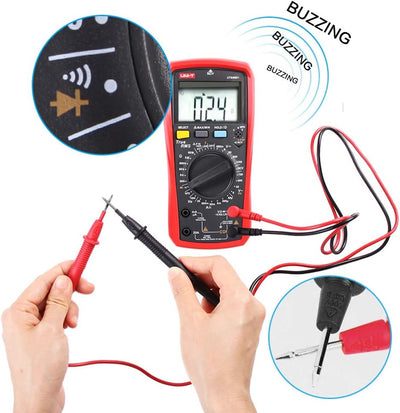 Multimeter UNI-T UT890D+ Effektivwert Voltmeter Amperemeter Ohmmeter AC/DC-Zählerstrom Spannungswide
