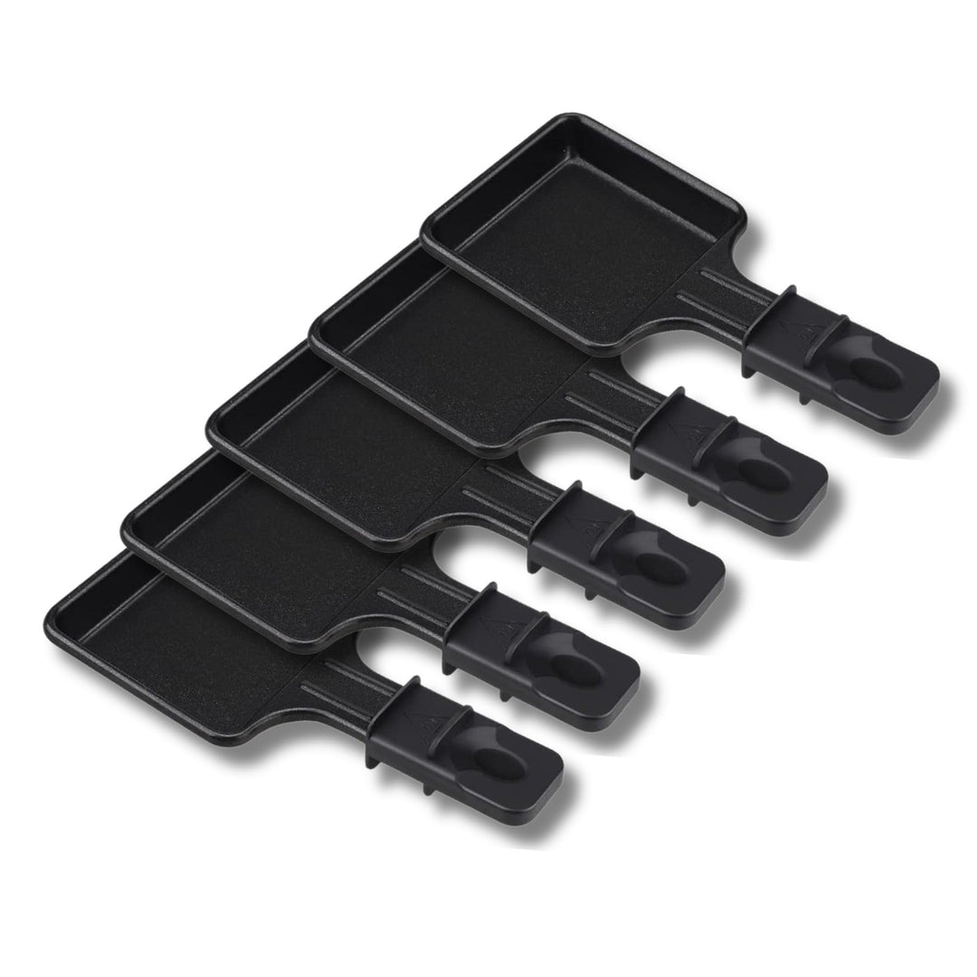 SOS ACCESSOIRE Raclette-Pfannen, antihaftbeschichtet, 1 bis 12 Stück, quadratisch, kompatibel mit Te