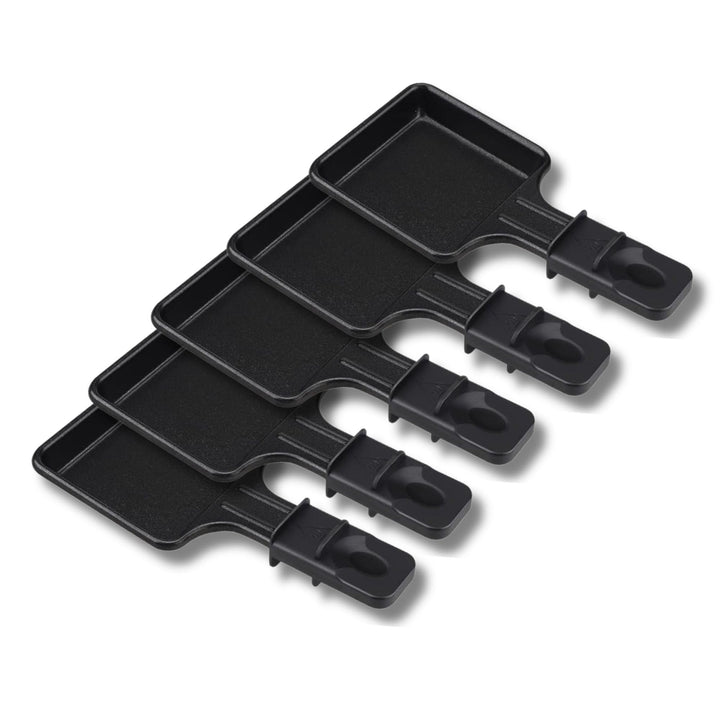 SOS ACCESSOIRE Raclette-Pfannen, antihaftbeschichtet, 1 bis 12 Stück, quadratisch, kompatibel mit Te