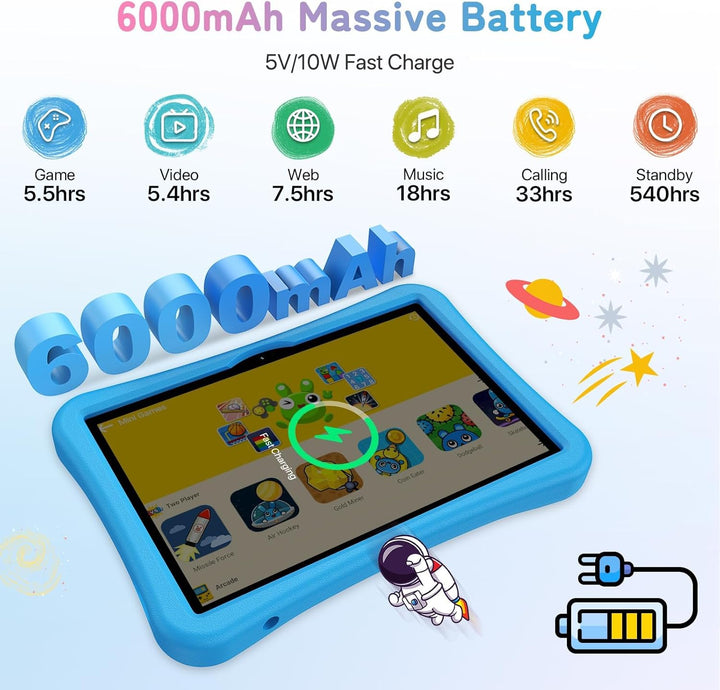 UMIDIGI G5 Kinder Tablet 10.1 Zoll Tablet Android, G5 Tab Kids Tablets,8(4+4) GB+128GB/1TB TF,Octa-C