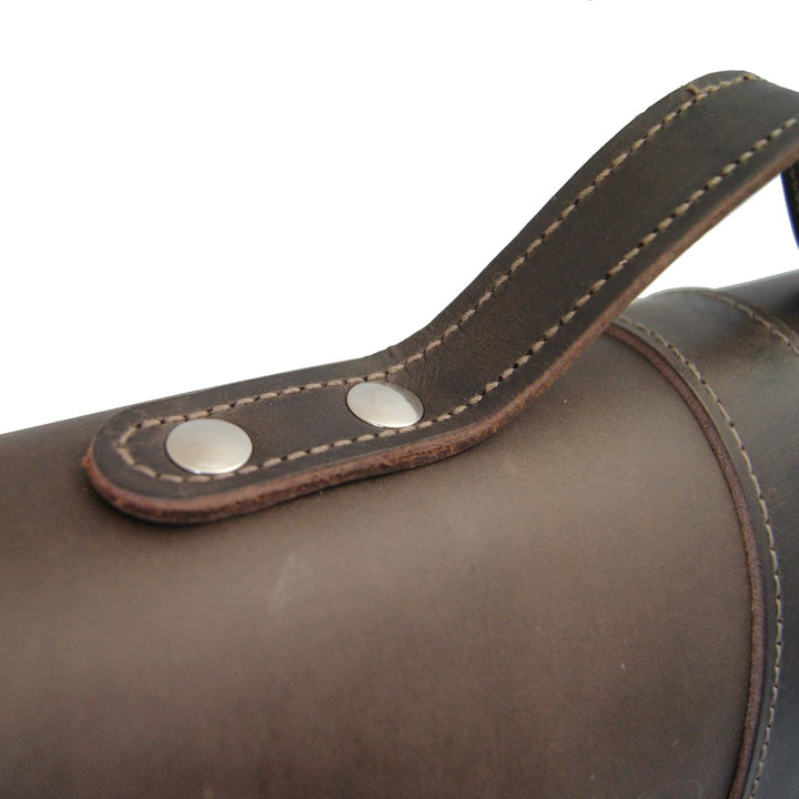 Freiherr von Maltzahn A4 Aktentasche Hubble, 38 cm, braun, Bio-Leder, Made in Germany + Lederpflege