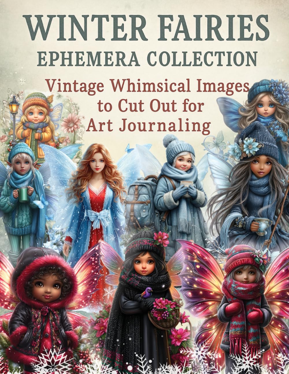 Winter Fairies Ephemera Collection: Vintage Whimsical Images to Cut Out for Junk Journals, Scrapbook