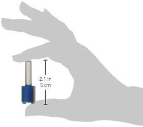 kwb HSS Nutfräser Ø 18 mm, hartmetallbestückt mit präzisem Spannschaft und optimierter Schneidengeom