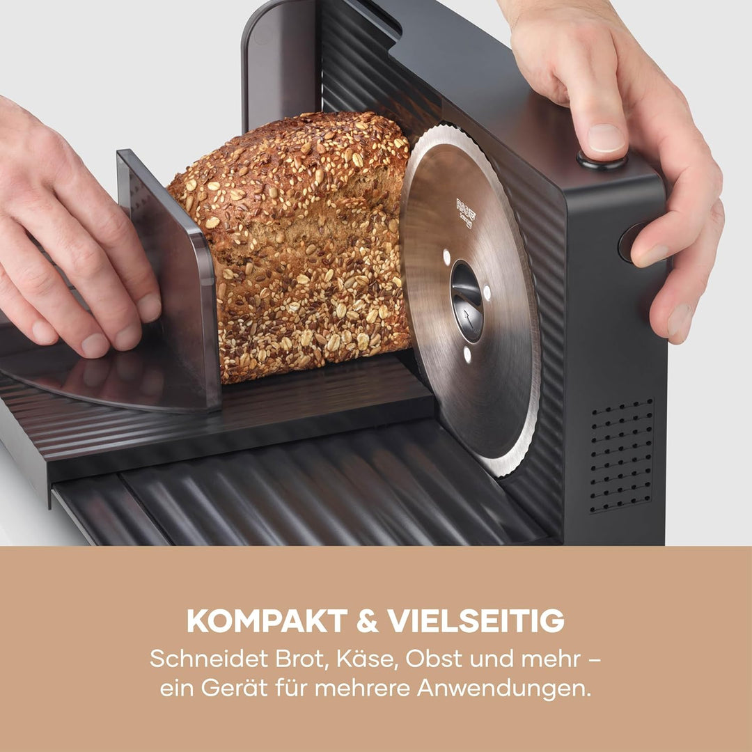 SEVERIN Allesschneider für Brot, Aufschnitt oder Käse, Brotschneidemaschine mit stufenlos einstellba
