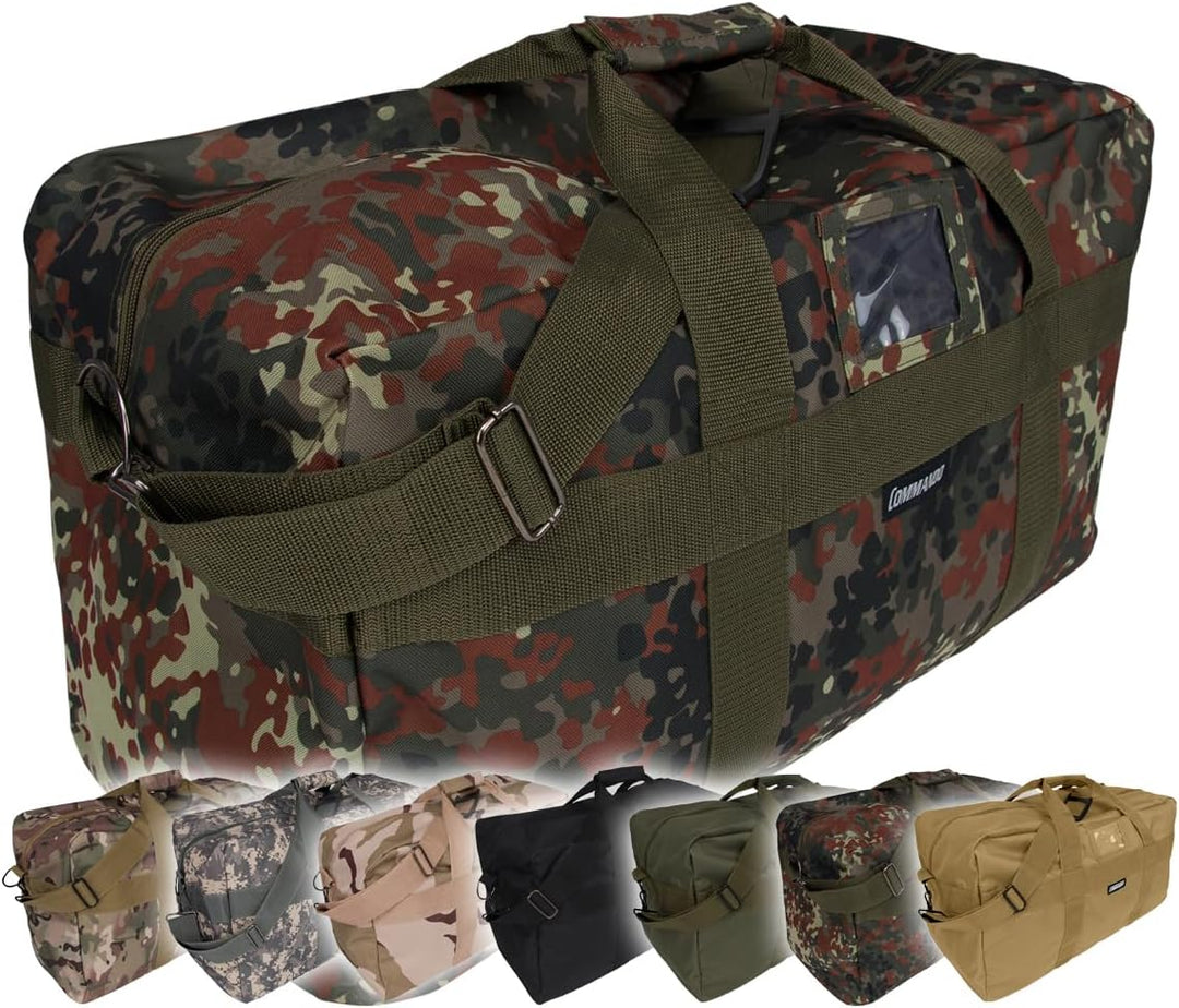 Commando Industries US Army Airforce Bag Grosse Sport- und Reisetasche 57L (Flecktarn)