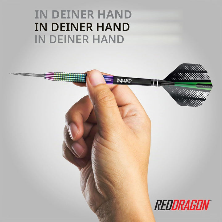RED DRAGON Razor Edge Series Dartpfeile Tungsten Profi Steel Darts mit Flights und Schäfte 24G 2, 24
