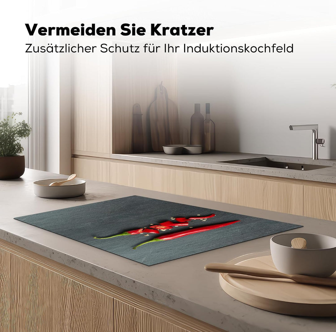 KitchenYeah© Herdabdeckplatte Einteilig Induktionsmatte Küche Abdeckung Ceranfeld Herd Abdeckplatte