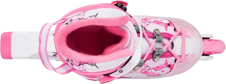Raven 3in1 Verstellbare Kinder Inline Skates Princess - Inliner Triskates - Rollschuhe Kugellager Ab