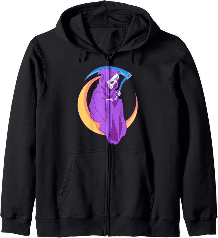 Sensenmann Pastell Goth Geschenk Kapuzenjacke
