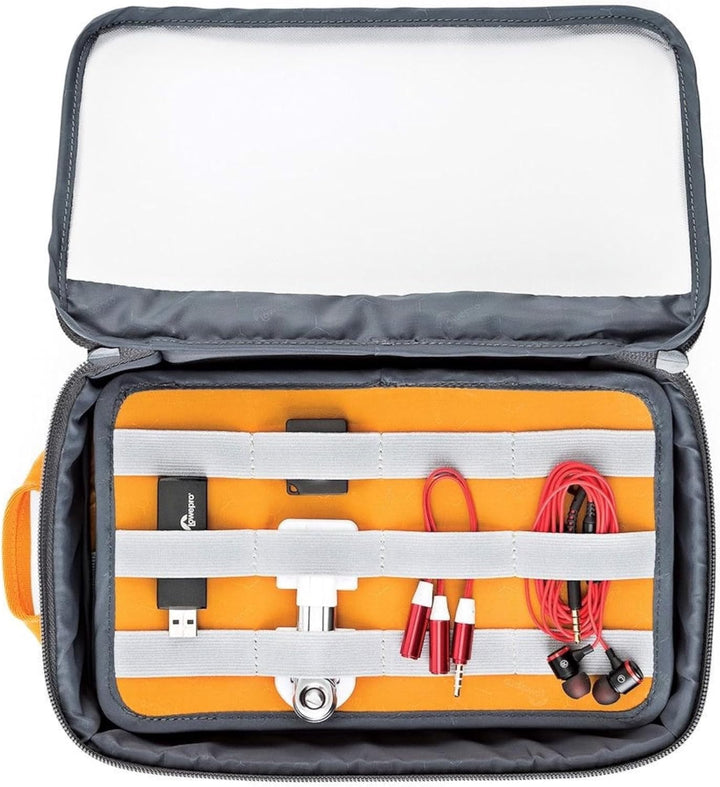 Lowepro GearUp Pouch Large, Travel Essentials Case, Reisetasche für PC-Kabel, Adapter, Akkus, Ladege