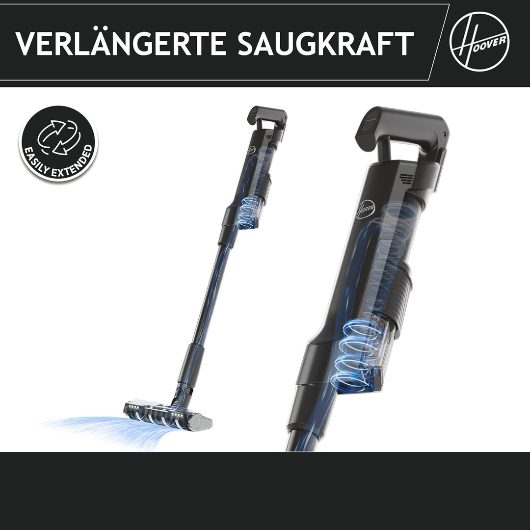Hoover ultraleichter kabelloser HF2 Akku Staubsauger für Tierhaare, mit Verdichtungs-Funktion für 3X
