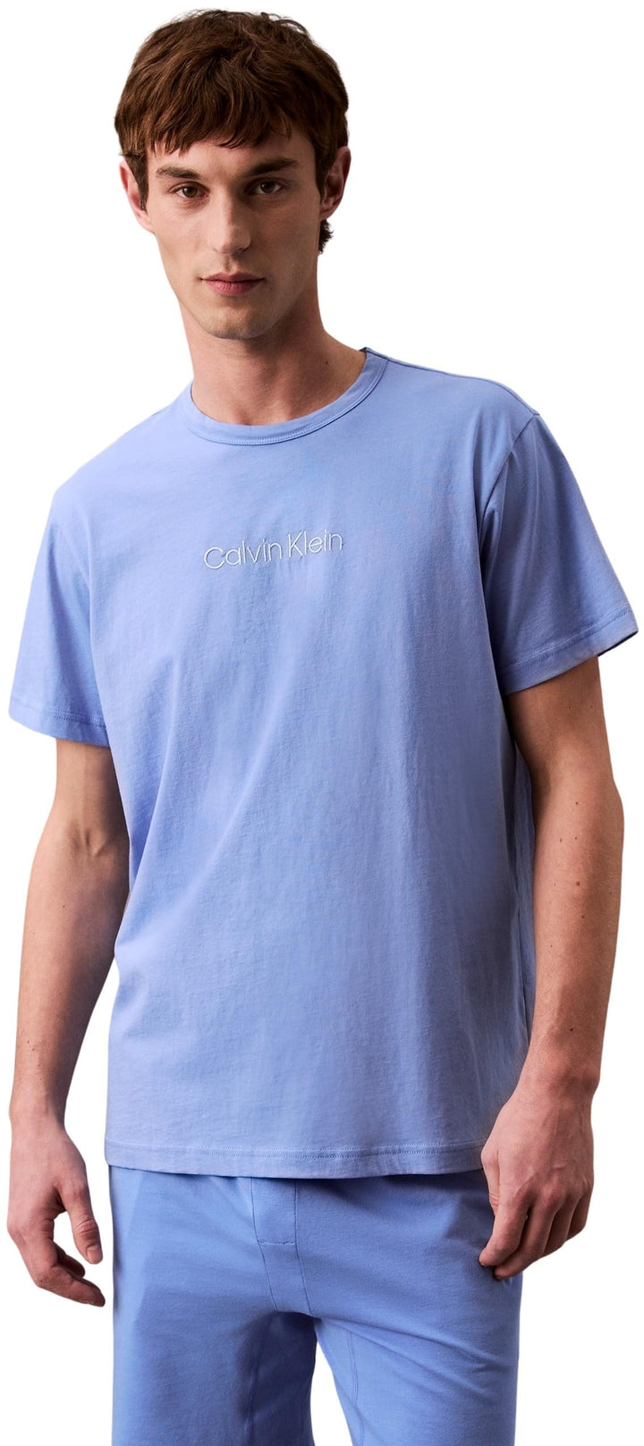 Calvin Klein Herren T-Shirt CK Kurzarm Rundhalsausschnitt mit Print Artikel NM2170E S/S Crew Neck S