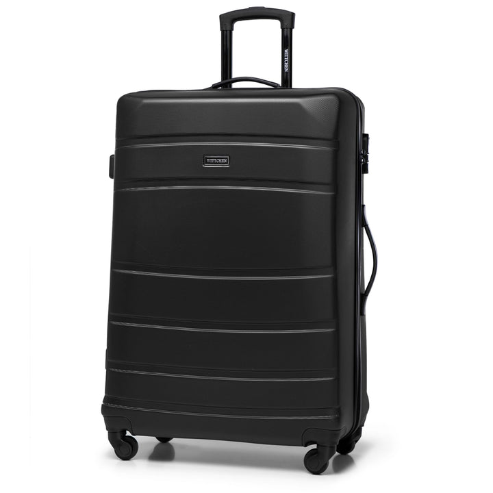 WITTCHEN Grosser Koffer Trolley Koffer Reisekoffer aus ABS Hartschalen Trolley 4 Rollen Kombinations
