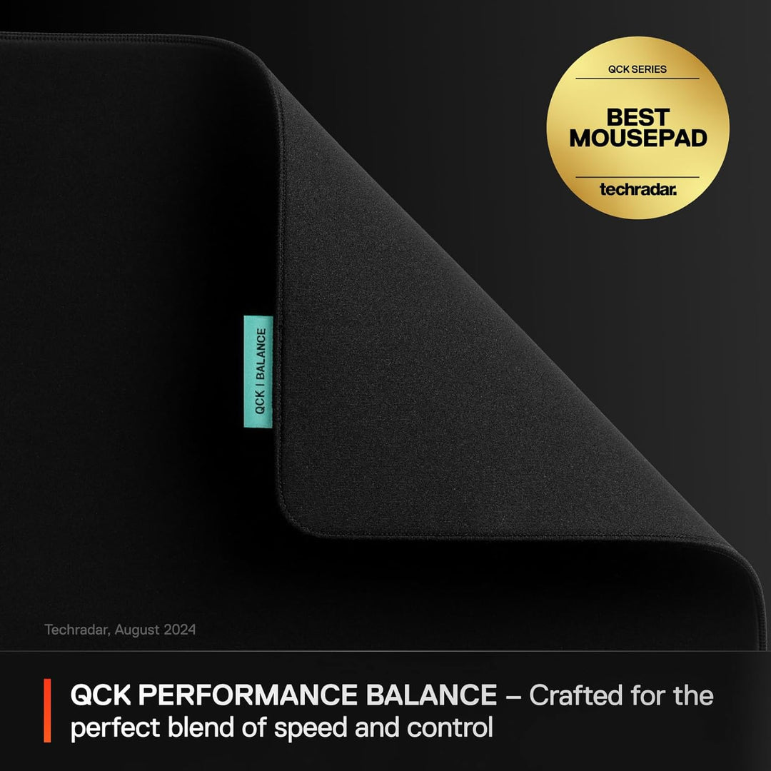 SteelSeries QcK XL Performance Balance Gaming-Mauspad, extra Dichte für EIN sanftes Gleiten, Flache