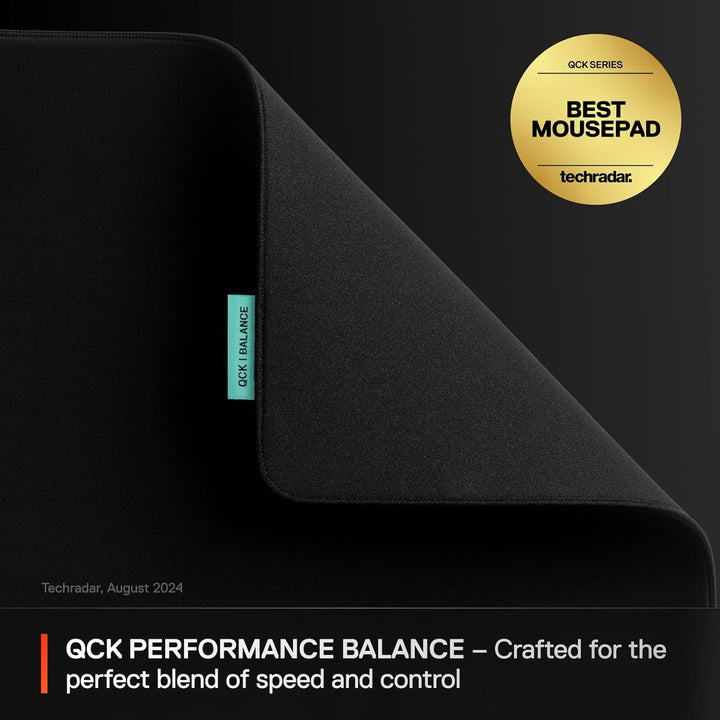 SteelSeries QcK XL Performance Balance Gaming-Mauspad, extra Dichte für EIN sanftes Gleiten, Flache