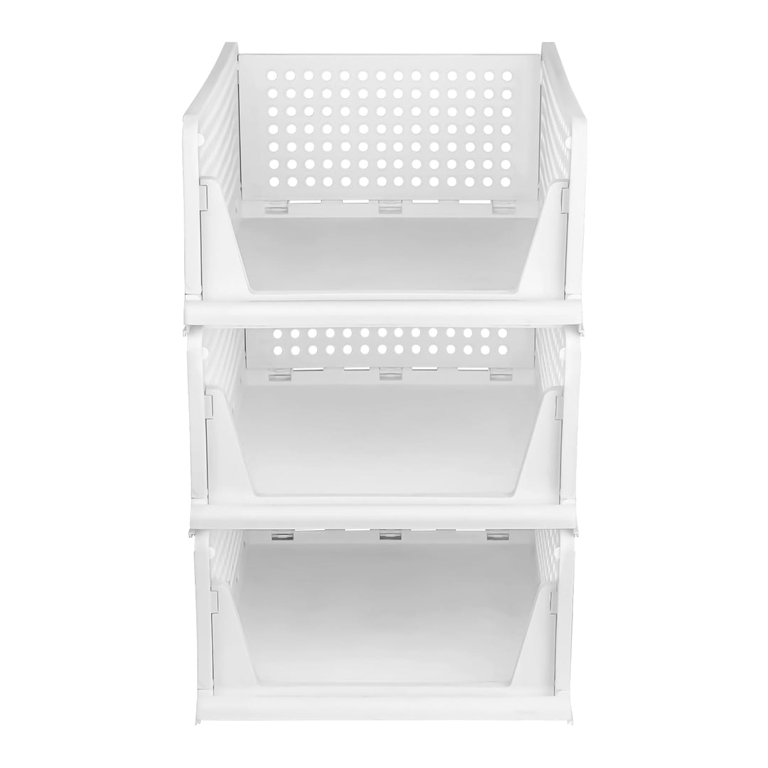 Schubladen-Organizer, faltbar, stapelbar, aus Kunststoff, ausziehbare Schublade für Kleidung, Unterw
