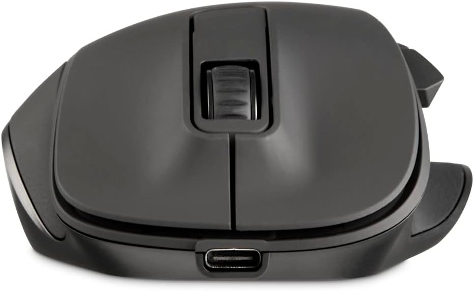 Hama ergonomische Maus (Funkmaus, 6 Tasten, 2,4GHz, BlueWave, 800/1200/1600dpi, optische Maus kabell