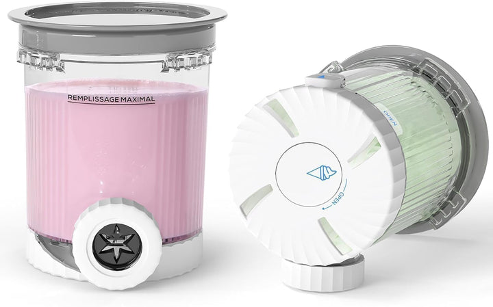 2 Stück für Ninja Swirl Creami Behälter 480 ml Eisbehälter - Kompatibel mit Ninja Creami NC701 &amp; NC7